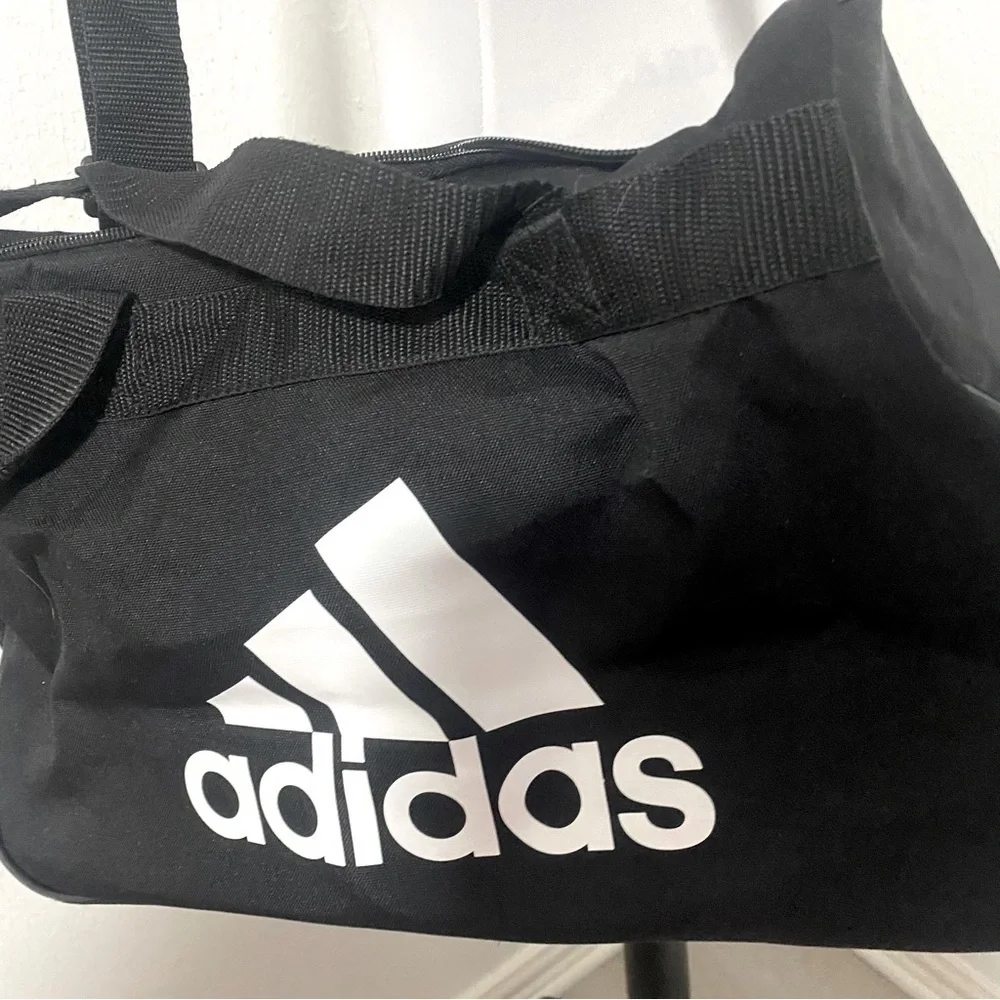 Adidas Diablo Duffel Bag Training Unisex Black Exercise Spacious EUC